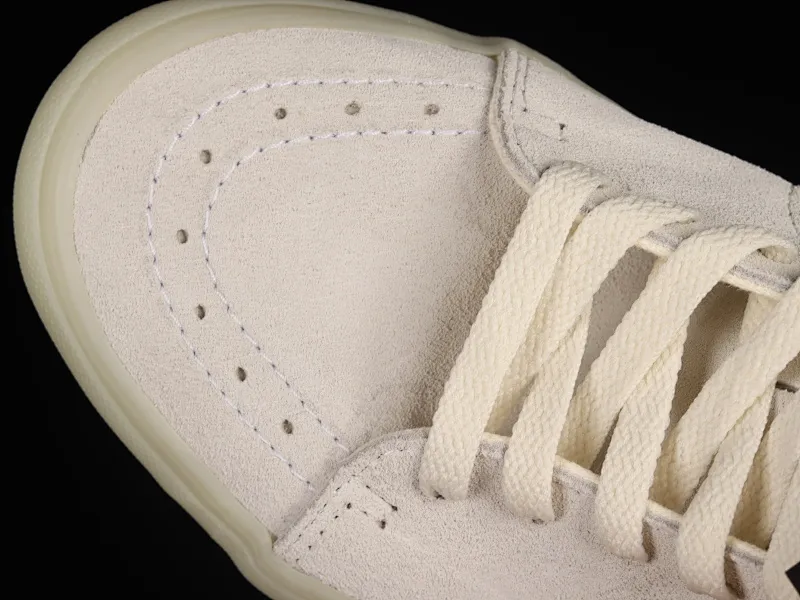 All categories Vans Vans series Vans Mid Vans China Vans Sk8-Mid official new cool transparent jelly glass glue pure white Chinese sneakers VN0A3WM3ABE
